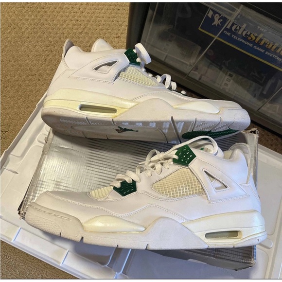 Nike Air Jordan 4 Classic Green 2004 308497-101 White Chrome Size 15 OG RARE VTG